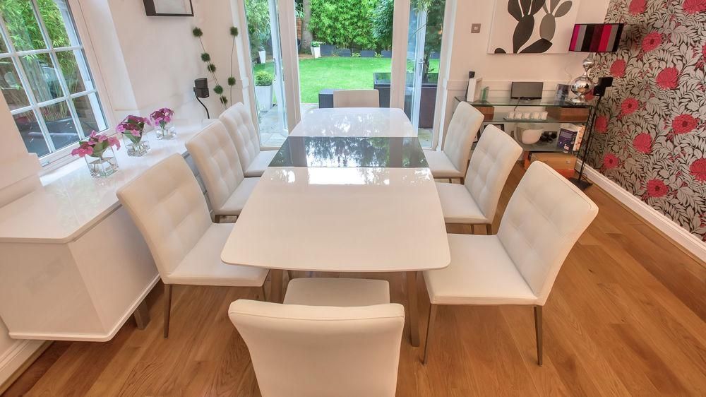 White Dining Table For 8 For White 8 Seater Dining Tables (View 8 of 20)