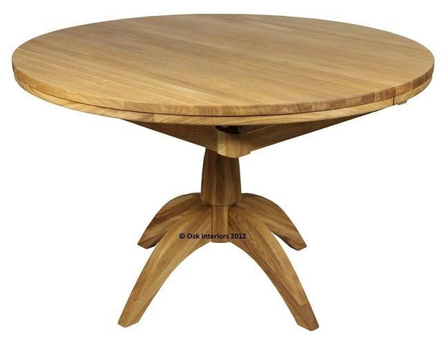 Windsor Circular Extending Solid Oak Dining Table From Solidoak In Circular Oak Dining Tables (View 10 of 20)