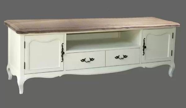 Wonderful Best Antique Style TV Stands Regarding French Provincial Furniture Entertainment Unit Tv Stand In White (View 36 of 50)