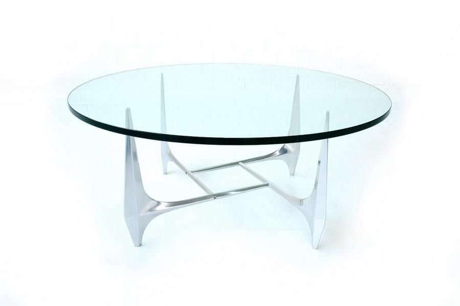 Wonderful Brand New Aluminium Coffee Tables With German Sculptural Aluminium Coffee Table Knut Hesterberg For (Photo 37 of 50)