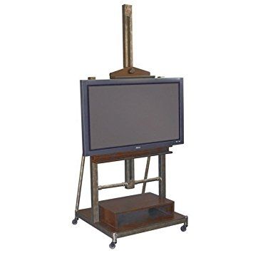 Wonderful Common Easel TV Stands For Flat Screens With Regard To Amazon Hammary Structure Media Easel Tv Stand Kitchen Dining (View 8 of 50)
