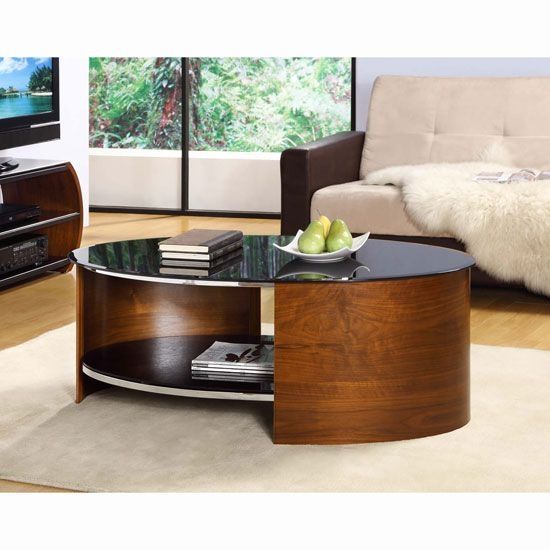 Wonderful Famous Oval Shaped Coffee Tables With Regard To Best 25 Black Glass Coffee Table Ideas That You Will Like On (View 38 of 50)