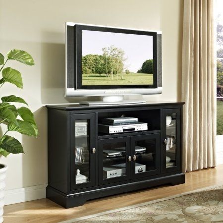 Wonderful High Quality Tall Black TV Cabinets Intended For Tall Tv Cabinet 7 Beautiful Tall Tv Stands Tv Stands Central (Photo 11 of 50)