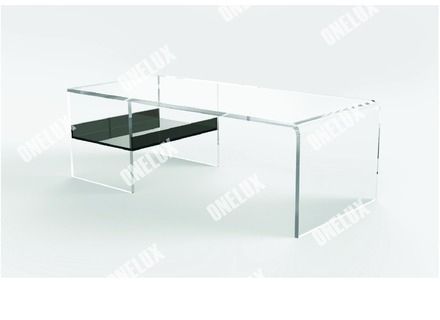 Wonderful Latest Acrylic Coffee Tables With Magazine Rack With Pfeiffer Style Mag Clear Transparent Coffee Table Mid Century (View 38 of 40)