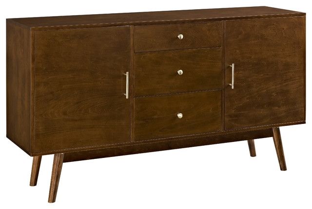 Wonderful New Contemporary Wood TV Stands Pertaining To 60 Mid Century Modern Wood Tv Console Midcentury (View 43 of 50)