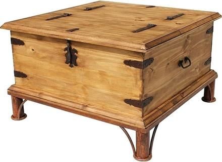Wonderful Popular Square Chest Coffee Tables With Square Trunk Coffee Table Jerichomafjarproject (View 26 of 50)