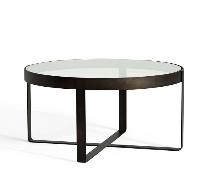 Wonderful Preferred Glass And Black Metal Coffee Table With Portland Coffee Table Pottery Barn (View 42 of 50)