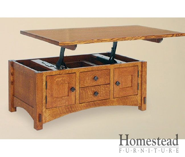 Wonderful Series Of Coffee Tables With Lifting Top For Springhill Lift Top Coffee Table Homestead Furniture (View 37 of 50)