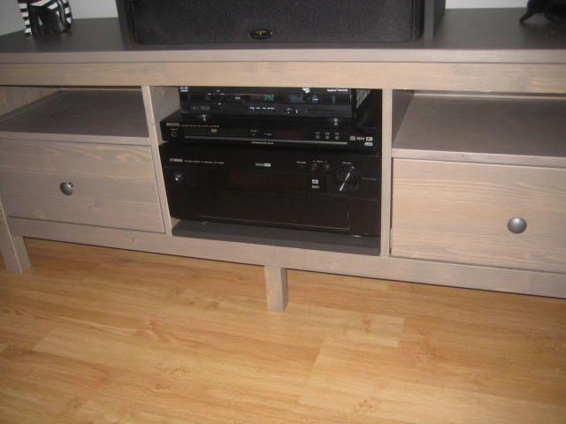 Wonderful Series Of TV Stands With Drawers And Shelves For Hemnes Stereotv Stand Ikea Hackers Ikea Hackers (Photo 34 of 50)