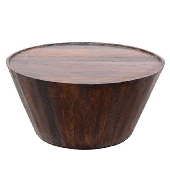Wonderful Well Known Dark Wood Round Coffee Tables Pertaining To Nice Solid Wood Round Coffee Table (Photo 24 of 50)