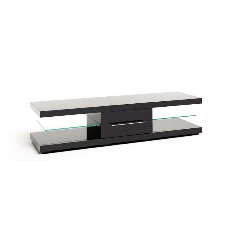 Wonderful Well Known Techlink TV Stands Regarding Techlink Echo Xl Series 75 In Tv Stand High Gloss Black Ec150b (View 21 of 50)