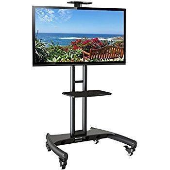 Wonderful Well Known TV Stands With Mount With Regard To Amazon Heavy Duty Tv Stand Mounts 32 To 84 Hdtv Portable (Photo 36 of 50)