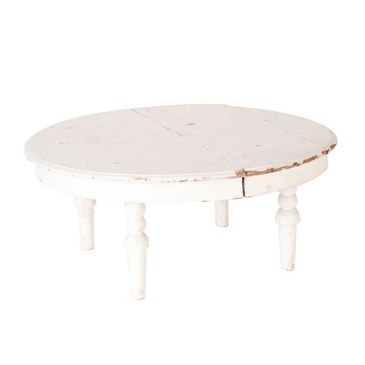 Wonderful Widely Used White Cottage Style Coffee Tables Intended For Best 25 White Round Coffee Table Ideas Only On Pinterest (Photo 26 of 50)