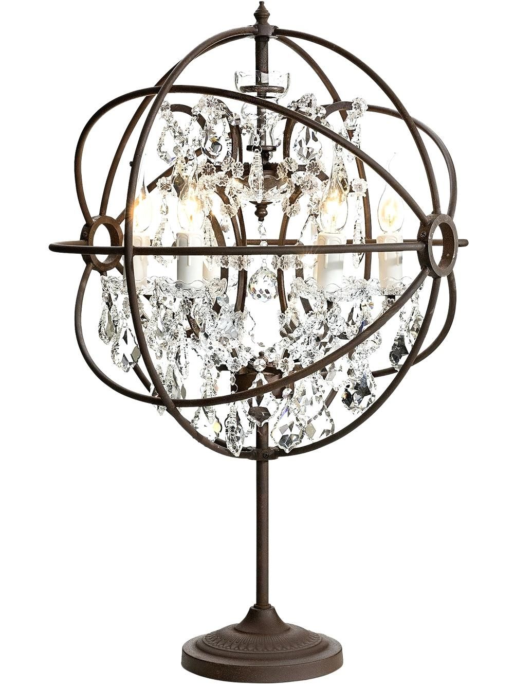 Wooden Chandelier Lighting Mini Chandelier Table Lamp Edison With Regard To Mini Chandelier Table Lamps (View 11 of 25)