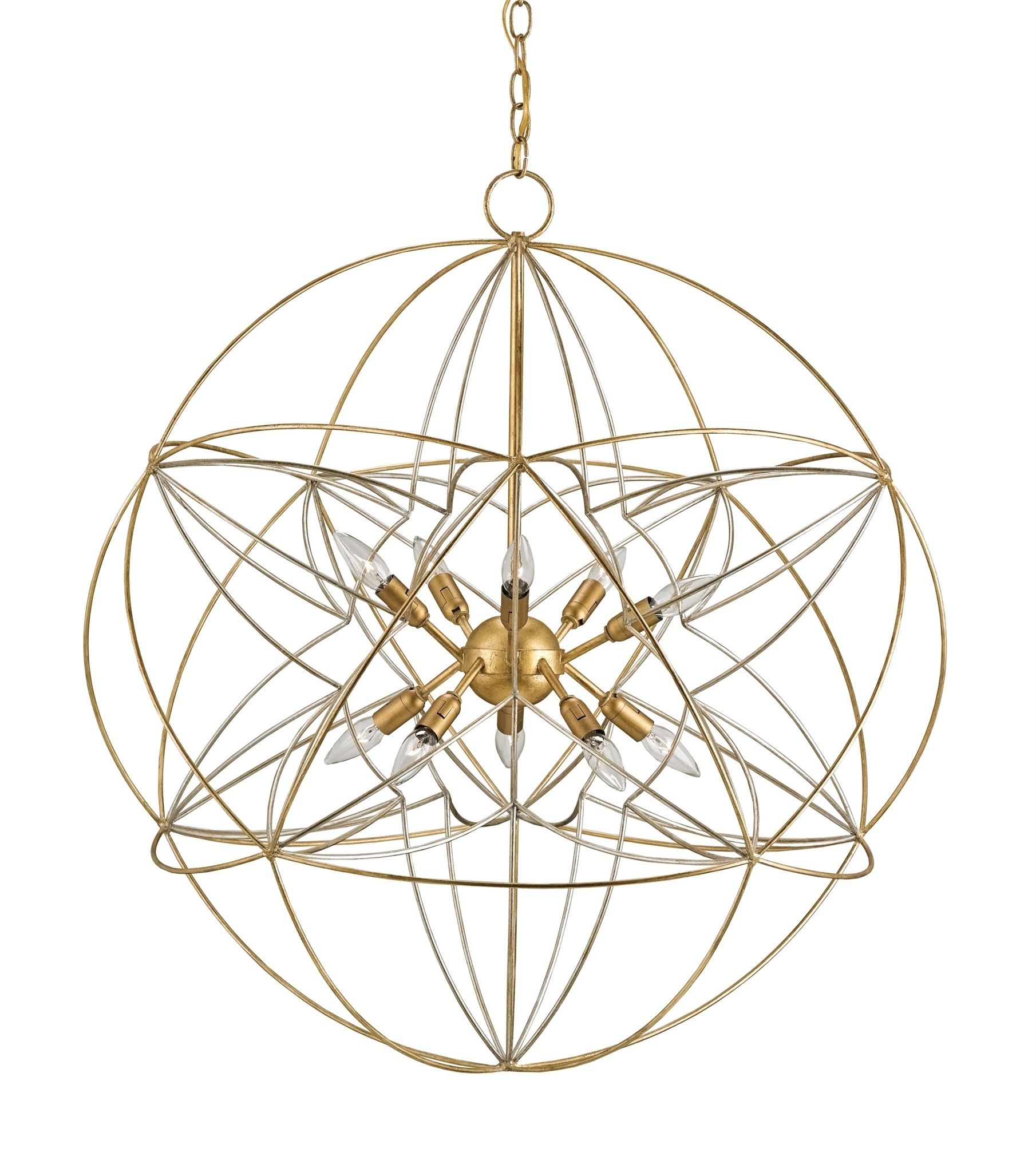 Zenda Orb Chandelier Currey Company Pertaining To Orb Chandeliers (View 18 of 25)