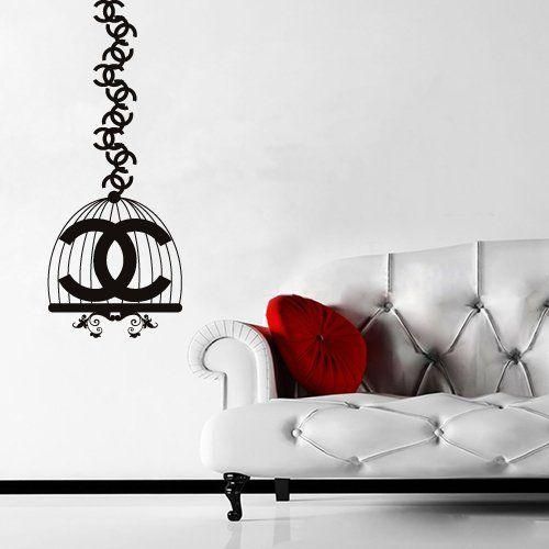 20 Best Collection of Coco Chanel Wall  Stickers Wall  Art  