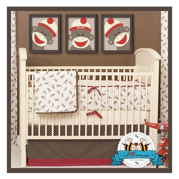 106 Best Sock Monkey Baby Madness Images On Pinterest | Sock With Sock Monkey Wall Art (Photo 1 of 20)