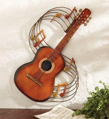 109 Best Music Wall Art Images On Pinterest | Music, Music Decor Pertaining To Guitar Metal Wall Art (Photo 4 of 20)