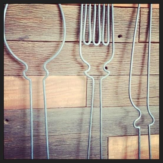 113 Best Kitchen Art Images On Pinterest | Kitchen, Kitchen Ideas Pertaining To Giant Fork And Spoon Wall Art (View 16 of 20)