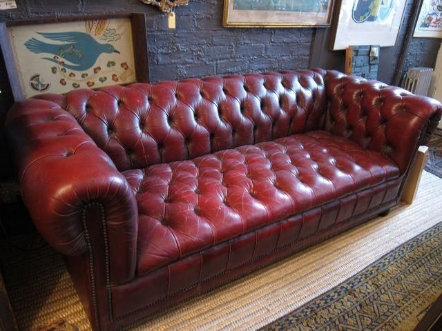 12 Best Chesterfield Sofas Images On Pinterest | Oxblood Regarding Red Leather Chesterfield Chairs (Photo 2 of 20)