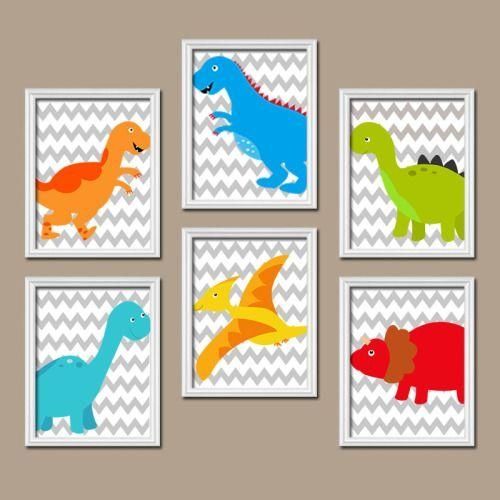 148 Best Arts N Crafts Images On Pinterest | Drawings, Animals And Regarding Dinosaur Canvas Wall Art (Photo 5 of 20)