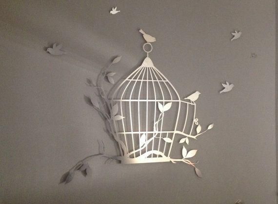 196 Best Wall Decor Images On Pinterest | Live, Metal Wall Art And Intended For Metal Birdcage Wall Art (Photo 3 of 20)