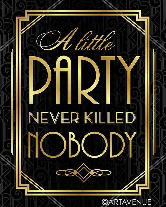 231 Best Great Gatsby Inspired Celebration Images On Pinterest Throughout Great Gatsby Wall Art (View 14 of 20)