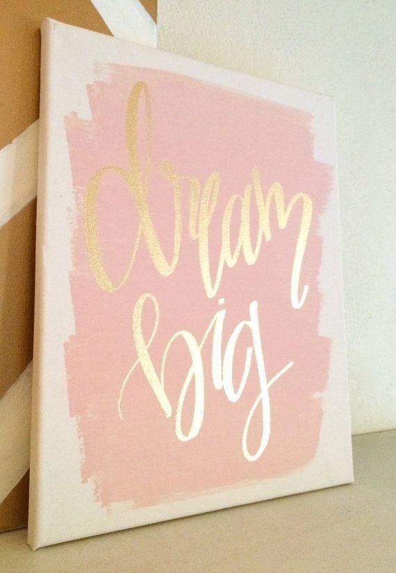 25+ Best Pink Canvas Art Ideas On Pinterest | Canvas Quotes Within Girls Canvas Wall Art (View 14 of 20)