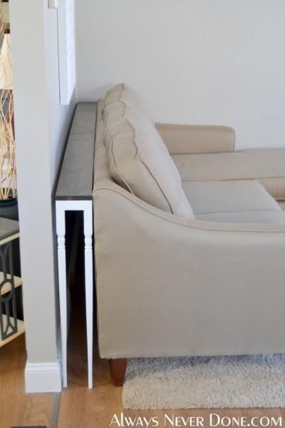 $25 Sofa Table Tutorial With Regard To Slim Sofa Tables (Photo 13 of 20)