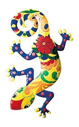 34 Best Painted Lizards Images On Pinterest | Iguanas, Geckos And Throughout Mexican Metal Yard Wall Art (Photo 1 of 20)
