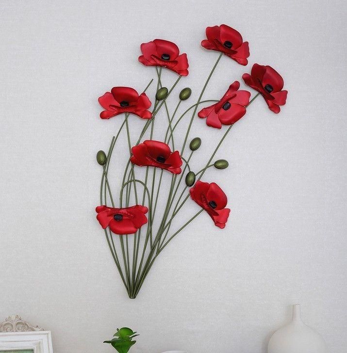 350 Best Metal Sculpture Wall Art Images On Pinterest | Metal Pertaining To Metal Poppy Wall Art (Photo 19 of 20)