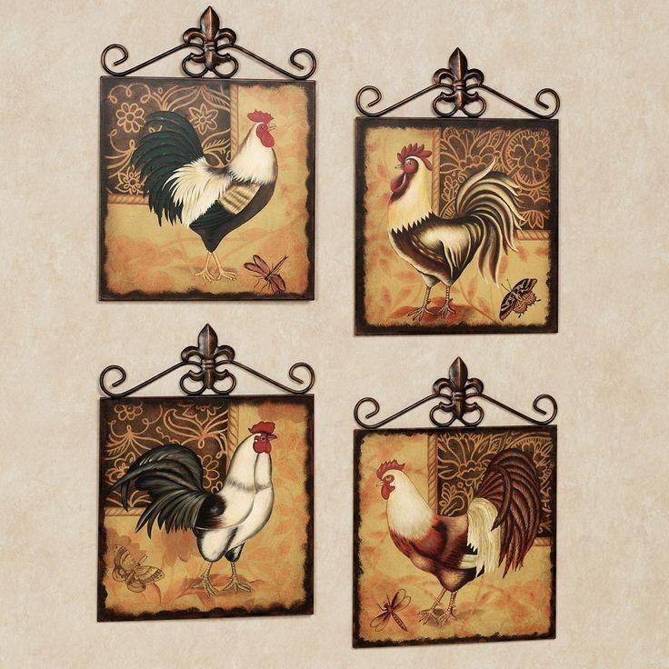 361 Best Roosters N Such Images On Pinterest | Roosters, Rooster Inside Metal Rooster Wall Decor (View 15 of 20)