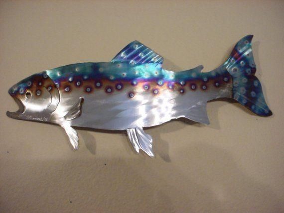 38 Best Metal Fish Art Images On Pinterest | Fish Art, Metal Walls Throughout Stainless Steel Fish Wall Art (Photo 11 of 20)