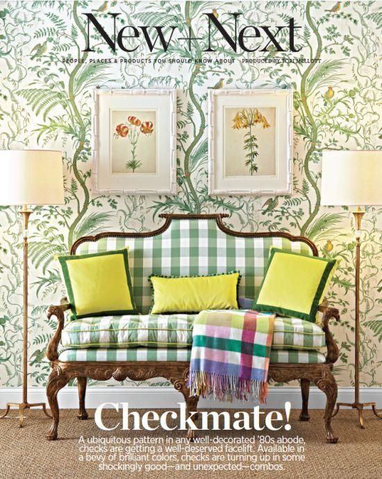 499 Best Glorious Gingham Images On Pinterest | Buffalo Check With Gingham Sofas (Photo 12 of 20)