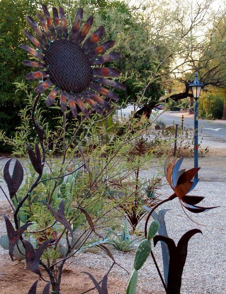 Metal Sunflower Yard Art | Wall Art Ideas