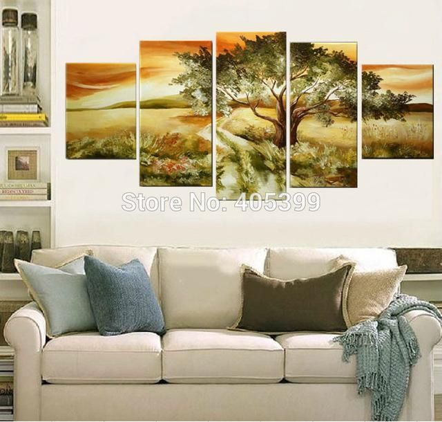 Aliexpress : Buy Country Road Canvas Painting Picture Wall Art Within Country Canvas Wall Art (View 14 of 20)