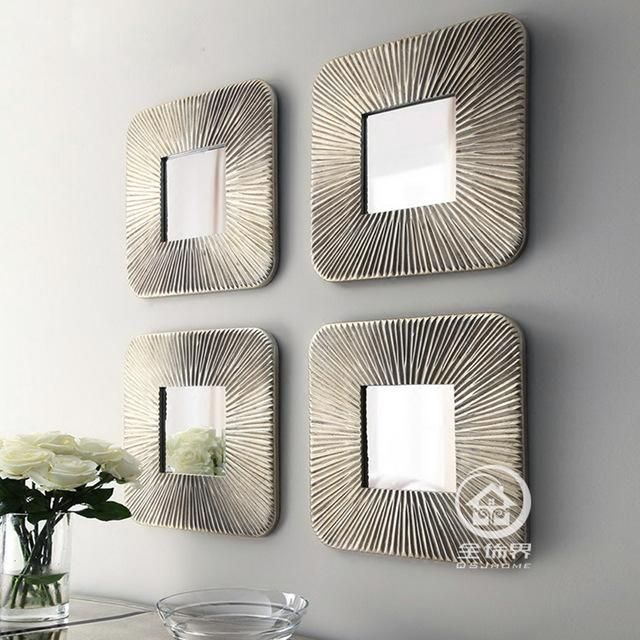Aliexpress : Buy Mirrored Wall Decor Fretwork Square Wall With Regard To Fretwork Wall Art (Photo 6 of 20)