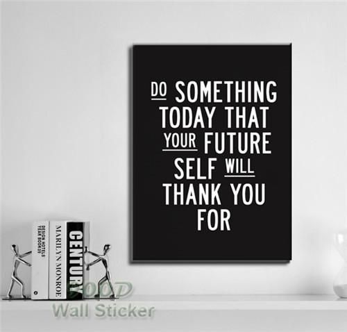 Aliexpress : Buy Vintage Quote Canvas Art Print Painting Pertaining To Inspirational Canvas Wall Art (View 17 of 20)