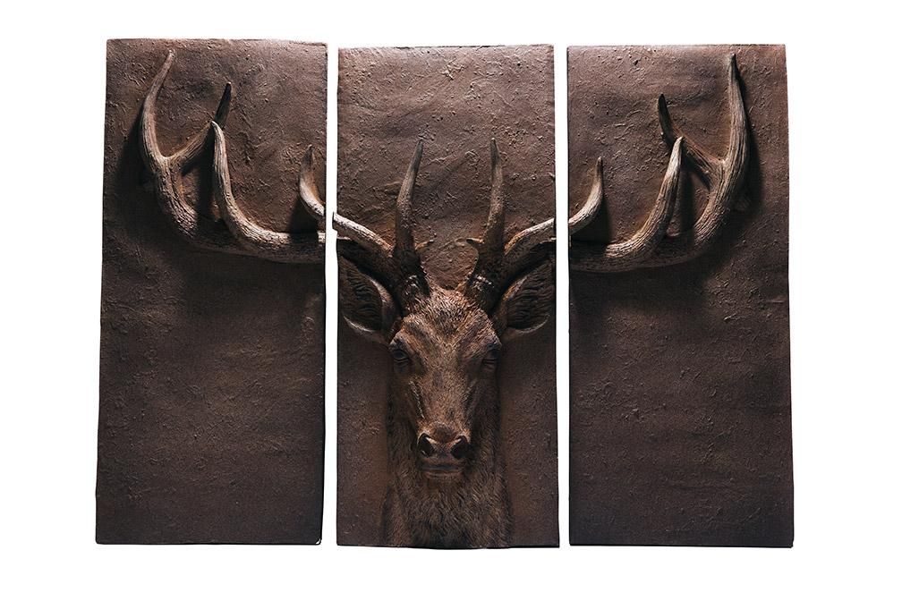 Bentley & Bo » 3 Part Stag Wall Art In Stag Wall Art (View 2 of 20)