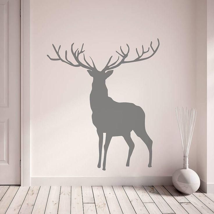 Best 10+ Deer Design Ideas On Pinterest | Deer Tattoo, Reindeer Inside Stag Wall Art (View 17 of 20)