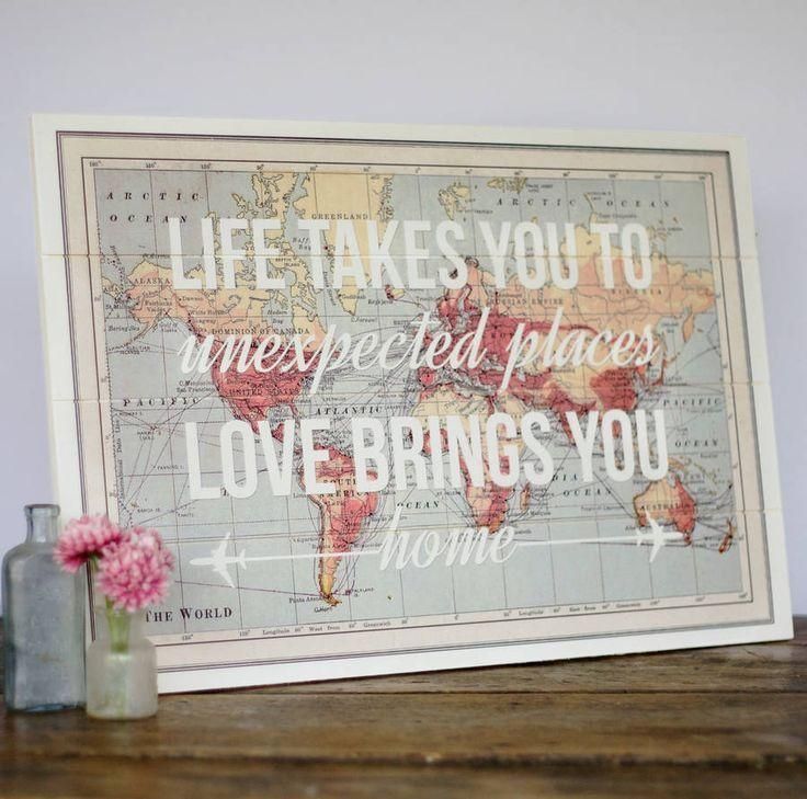 Featured Photo of Map Wall Art