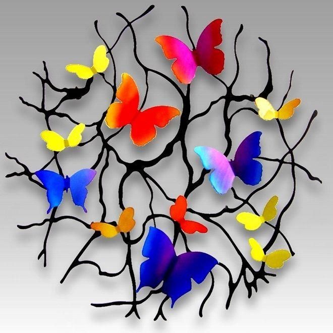 Best 25+ Butterfly Wall Art Ideas On Pinterest | 3D Butterfly Wall Within Glass Wall Artworks (Photo 19 of 20)