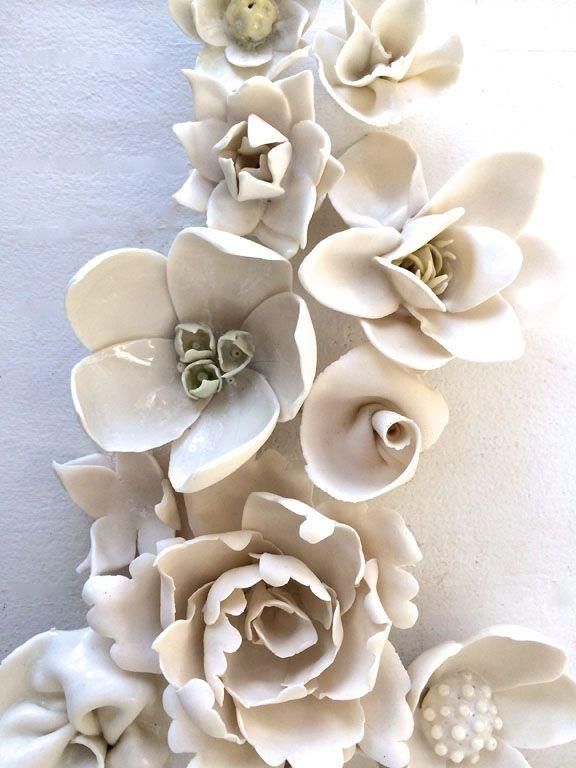 Best 25+ Ceramic Flowers Ideas On Pinterest | Clay Flowers, Clay In Ceramic Flower Wall Art (View 4 of 20)
