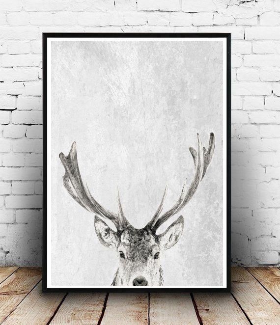Best 25+ Deer Print Ideas Only On Pinterest | Woodland Decor In Stag Wall Art (View 6 of 20)
