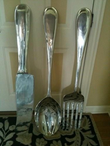 Featured Photo of Oversized Cutlery Wall Art