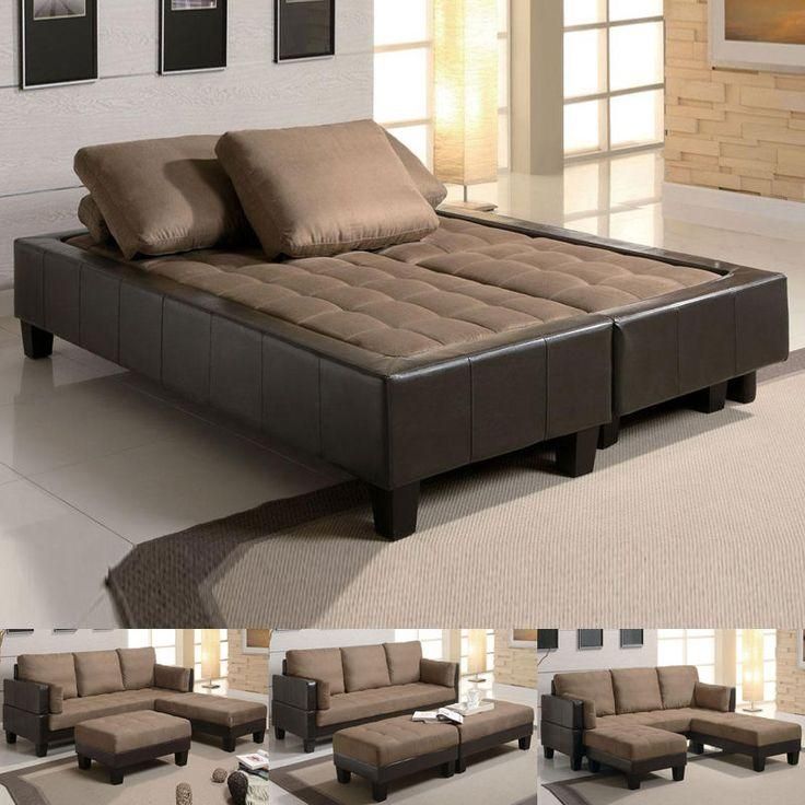 Best 25+ Sofa Bed Sectionals Ideas On Pinterest | Diy Twin Throughout Microsuede Sofa Beds (View 17 of 20)