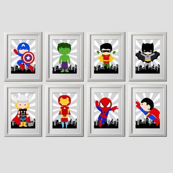 Best 25+ Superhero Wall Art Ideas On Pinterest | Superhero Room Pertaining To Superhero Wall Art For Kids (View 9 of 20)