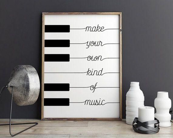Best 25+ White Wall Art Ideas On Pinterest | Music Wall Decor With Regard To Black And White Wall Art (View 5 of 20)