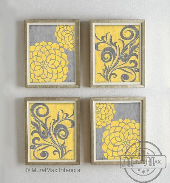 Best 25+ Yellow Gray Room Ideas On Pinterest | Gray Yellow Regarding Yellow And Grey Wall Art (Photo 17 of 20)
