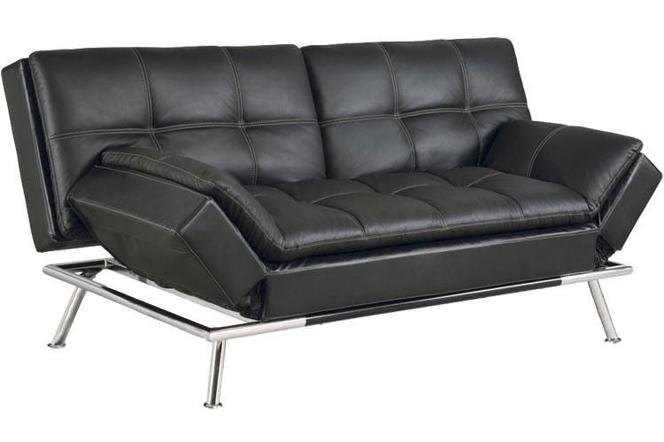 Best Futon Couch | Matrix Convertible Futon Sofa Bed Sleeper Black Regarding Convertible Futon Sofa Beds (View 7 of 20)